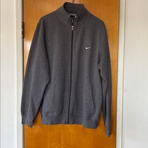 Nike Gray Fleece-Lined Jacket